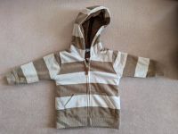 Baby gestreifte Strickjacke mit Teddyfell beige braun Gr 86 Sachsen-Anhalt - Köthen (Anhalt) Vorschau