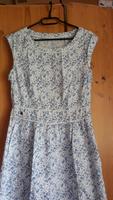 Damen Sommer Kleid Gr 36 38 EDC Baumwolle weiß blau knielang Bayern - Buchloe Vorschau