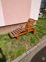 Saunaliege Holz Sonnenliege Liege Gartenliege Terrassenliege Colditz - Colditz Vorschau