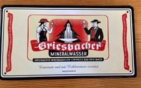Griesbacher Mineralwasser Retro Werbeschild, Schwarzwald Bayern - Buttenwiesen Vorschau