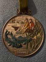 Zinn Medaille Sternzeichen Fisch Metall Plakette Bayern - Augsburg Vorschau
