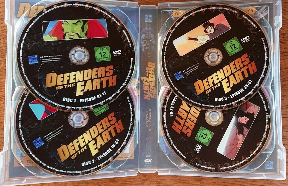 Defenders of the earth DVD Set+Flash Gordon u. Ming NECA Figuren in Essen