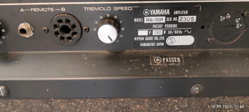 Yamaha RA-70R Keyboard Hammond Orgel Gitarren Verstärker Rarität! in Windeck