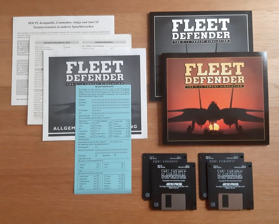 Microprose Fleet Defender (PC, DOS, Retro, Big Box) in Berlin