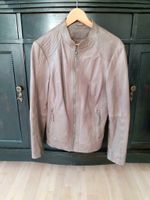 Echtes Leder Jacke, Lederjacke, echt, beige, Gr.42 Hessen - Alsfeld Vorschau