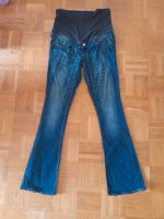 H&M Mama Bootcut High Rib Jeans blau 36 Schwangerschaftshose Baden-Württemberg - Eisingen Vorschau