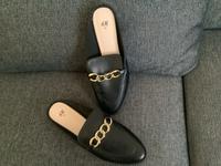 Mules H&M, neu, Gr. 38, schwarz Frankfurt am Main - Bornheim Vorschau