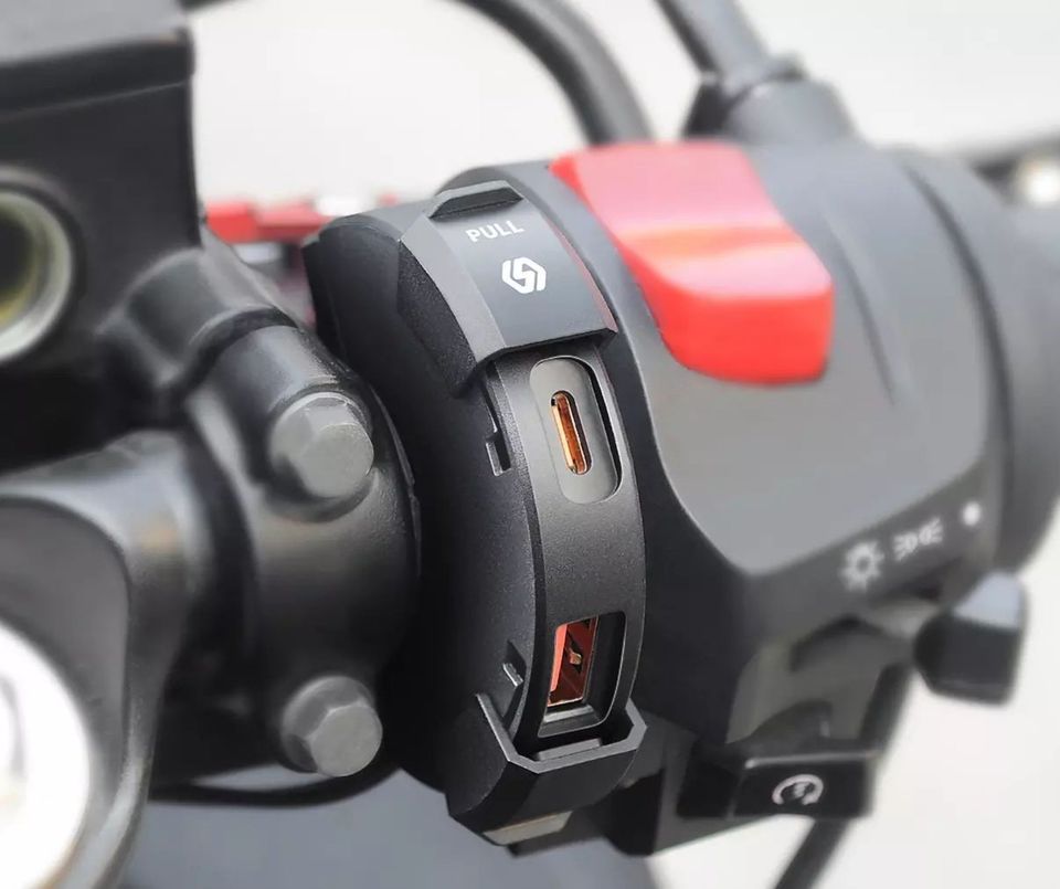 NEU USB-C USB-A am Lenker für Motorrad, Roller, Quad in Herne