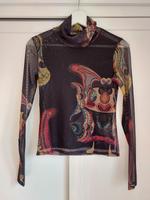 Desingual Transparentes Rollkragen-Shirt Gr. XS Baden-Württemberg - Weil am Rhein Vorschau