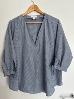 Oberteil Bluse Gr. M H&M blau weiß Köln - Köln Dellbrück Vorschau