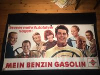 GASOLIN RECORD Werbung Tankstelle Öl Zapfsäule Plakat Niedersachsen - Wedemark Vorschau