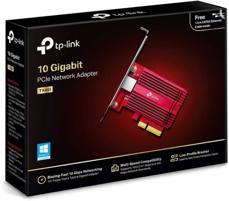 TP-Link ArcherTX401 10 Gigabit PCI Express Netzwerk Karte Adapter in Essen