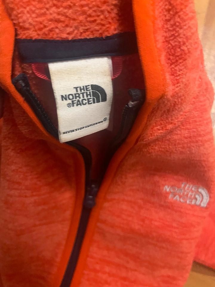 The north face fleece Jacke orange xs 34 in München