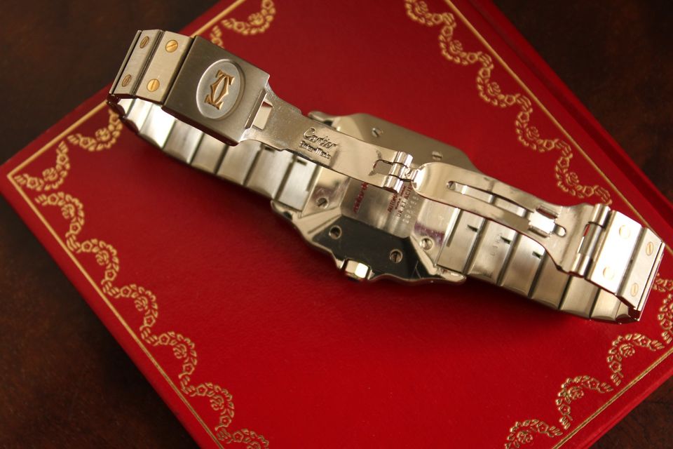 Cartier Santos Carree Large 2961 Automatic 29x41 '1985 in Pforzheim