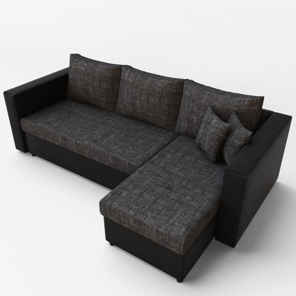 ⭐️ GARANTIERT DER BESTE PREIS ⭐️ / ❌ SOFORT ABHOLBEREIT / ✅ NEU - Eckcouch oder U - Form mit FEDERKERN Schlaffunktion Bettkasten Sofa Sessel Hocker Wohnlandschaft in Wittenburg