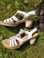Sandale Schuhe Größe 42 Rieker weiß Glitzer Schleswig-Holstein - Henstedt-Ulzburg Vorschau