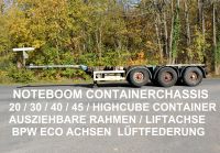 NOTEBOOM FT-43-03V CONTAINERCHASSIS BPW ECO LÜFT LIFT TROMMELBREM Niedersachsen - Hessisch Oldendorf Vorschau