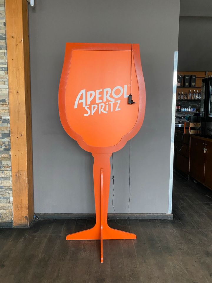 Aperol Schild / Leuchtreklame in Hamburg