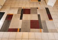 Teppich 200x290  beige grau schwarz rot orange meliert Nordrhein-Westfalen - Emsdetten Vorschau