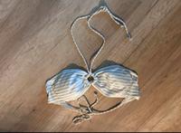 Bikini Oberteil weiß silber H&M 40 Bayern - Herrieden Vorschau