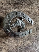 Vintage Gürtelschnalle Buckle Western Sterling Pferdekopf 70gr. Bayern - Würzburg Vorschau