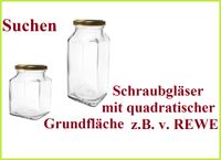 Schraubgläser mit quadratischer Grundfläche - jede Größe Niedersachsen - Einbeck Vorschau