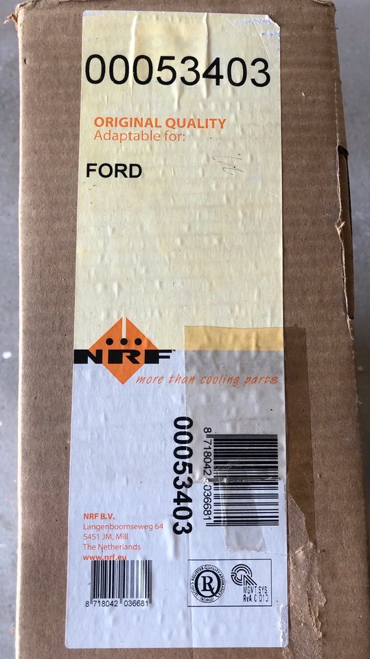 Kühler Wasser Alu von NRF für Ford Mazda (neu) Art.Nr.53403 in Gera