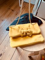 Emporio Armani Clutch Handtasche Gold gelb Schleife Wildleder Berlin - Mitte Vorschau