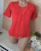 2 in 1 Kurzarm Jacke Strickjacke mit Shirt orange Gr. 38 NEU Niedersachsen - Braunschweig Vorschau