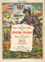 „DES LAHRER HINKENDEN BOTEN NEUER HISTORISCHER KALENDER... 1951 Bayern - Ochsenfurt Vorschau