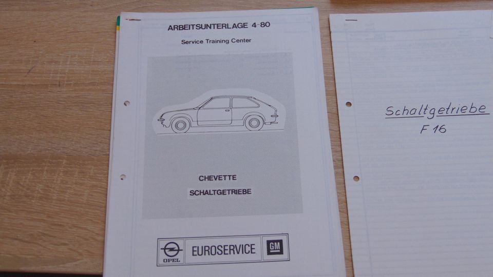 OPEL Schulungsunterlagen  Schaltgetriebe  4/80 in Schiesheim