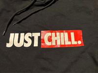 Cooler Hoodie - JUST CHILL; Größe M Osterholz - Tenever Vorschau