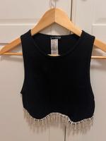 Zara Crop Top Glitzer Hannover - Mitte Vorschau