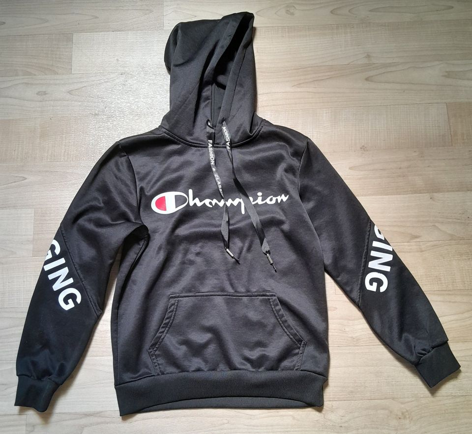 Hoodie - Champion - Jungen Größe M - Schwarz - Maße s. Fotos in Hessen -  Bürstadt | eBay Kleinanzeigen ist jetzt Kleinanzeigen