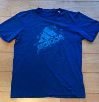 Blaues Adidas T-Shirt Gr. M Hessen - Neuhof Vorschau