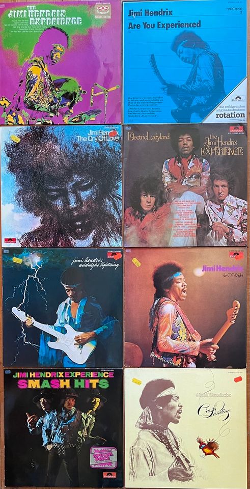 Biete 8 Alben/LPs von Jimi Hendrix in Oldenburg
