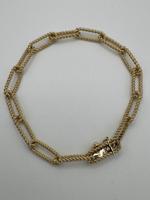 Kordelglieder Armband 585 / 14k gelbgold Hemelingen - Hastedt Vorschau