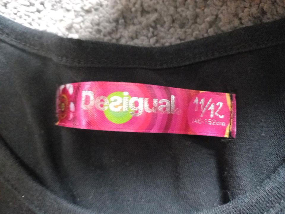 Kleid 146 152 von desigual Mädchen Kleidung Tasche Palietten in Mönchengladbach