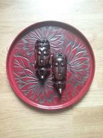 Vintage 60er J. Palisander Skulptur Wandreliefs Java Unikate Frankfurt am Main - Nordend Vorschau