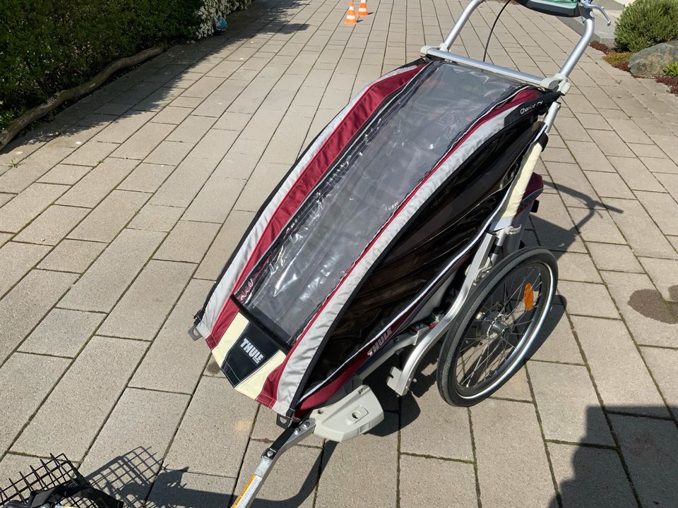 Thule Chariot CX1 mit Kupplung , Deichsel und  Joggingrad in Gehrden