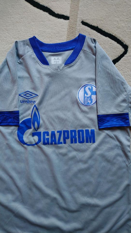 Schalke 04 Trainingsshirt Trikot Umbro Gr. S, grau, neuwertig in Marl