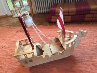 Boot Schiff Piratenschiff Wikinger wie Playmobil Holzschiff Baden-Württemberg - Gundelfingen Vorschau