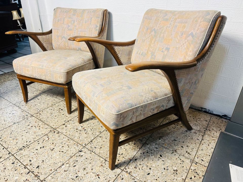 1 von 2 alter Sessel Cocktailsessel Klubsessel Stuhl Vintage 50er in Rodenberg