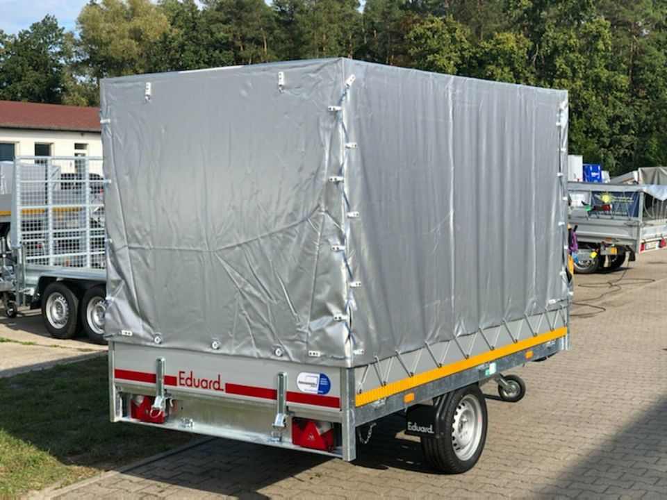 ⭐️ Eduard Auto Transporter 1350 kg 256x150x160 cm Rampen Plane 63 in Schöneiche bei Berlin