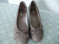 Gabor Pumps Schuhe Absatz Taupe Silber Gr. 5 38 1x getragen Bayern - Mitterteich Vorschau