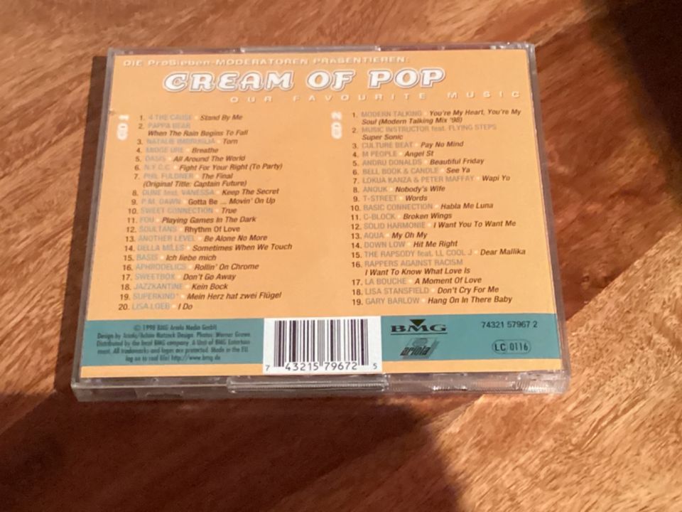 Doppel CD die Pro Sieben Moderatoren präsentieren Cream of pop in Neuwied