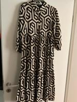 Zara Hemdkleid Midikleid Chevron schwarz-beige, XS Kr. München - Taufkirchen Vorschau