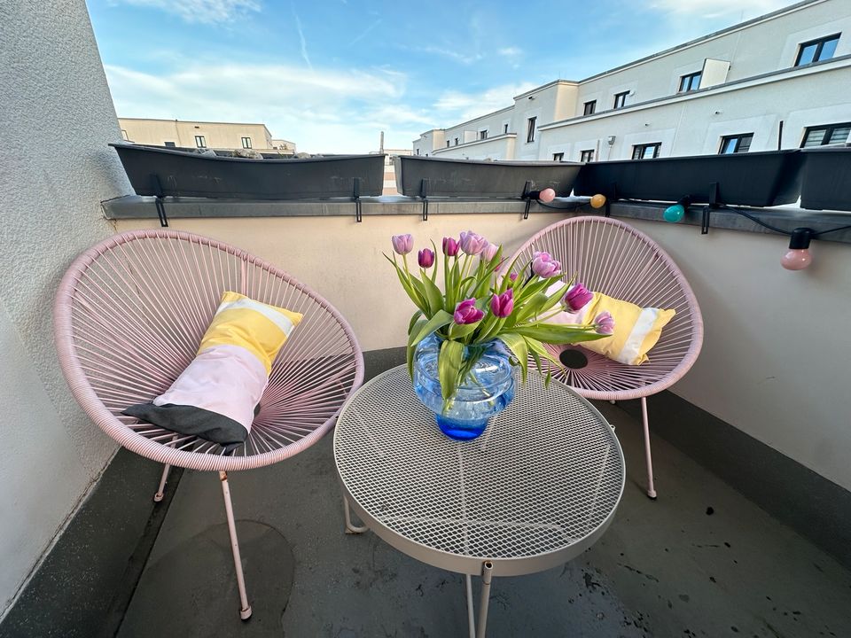 2 balkonsessel balkon stühle mit Tisch (Ikea KROKHOLMEN) in Berlin