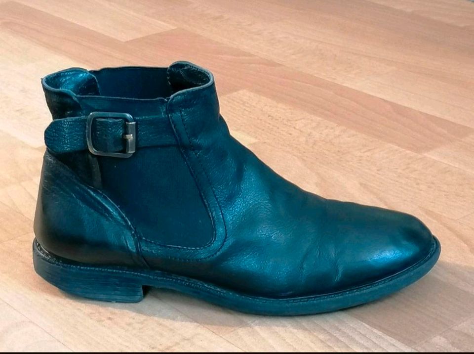 Levi's 36 Mädchen Leder Stiefel schwarz Echtleder Levis in Kassel