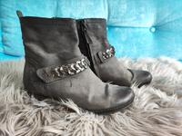 A.S.98 Air Step Stiefelette, 40, grau, Echtleder Brandenburg - Leegebruch Vorschau